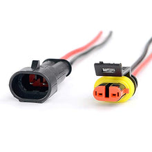 Load image into Gallery viewer, Nilight - 50020R 2Pin Way 16AWG Waterproof Wire 1.5mm Series Terminal Connector-10 Pack,2 Years Warranty

