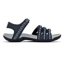 Load image into Gallery viewer, Viakix Womens Hiking Sandals – Comfortable Stylish Athletic Sport Shoes for Walking Outdoors Water Trekking, Blue 8
