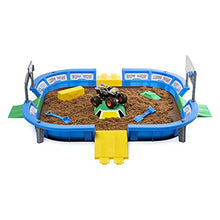 Load image into Gallery viewer, Monster Jam, Monster Dirt Arena 24-Inch Playset with 2lbs of Monster Dirt and Exclusive 1:64 Scale Die-Cast Monster Jam Truck
