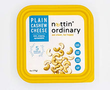 Load image into Gallery viewer, Nuttin Ordinary Plant-Based Cashew Cheese, Dairy-Free Cheese, Gluten-Free, Vegan Cheese (Plain) 4 Packs 6oz Each
