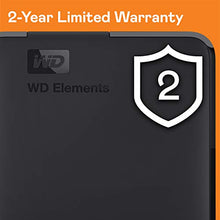 Load image into Gallery viewer, WD 2TB Elements Portable External Hard Drive HDD, USB 3.0, Compatible with PC, Mac, PS4 &amp; Xbox - WDBU6Y0020BBK-WESN
