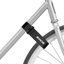 Load image into Gallery viewer, Boncas Adjustable Bike Rack Strap Bicycle Wheel Stabilizer Straps with Innovative Gel Grip Keep The Bicycle Wheel from Spinning - 2 Pack
