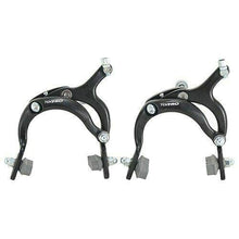 Load image into Gallery viewer, TEKTRO 900A Road Calipers Brake Set Dual Pivot 72-92mm Nutted Mount , Black #MH1745
