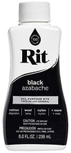 Load image into Gallery viewer, Rit Dye 43327 Purpose Liquid Dye, Black, 8 Fl Oz
