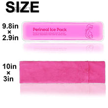 Load image into Gallery viewer, Reusable Perineal Cooling Pad for Postpartum &amp; Hemorrhoid Pain Relief,Hot and Cold Pads for Postpartum Essentials, Hot &amp; Cold Packs for Women After Pregnancy and Delivery, 2 Ice Pack and 3 Cover(pink)
