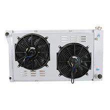 Load image into Gallery viewer, ALLOYWORKS 2 Row All Aluminum Radiator+Fan Shroud For 1967-1972 Chevy C/K/P Pickup Truck 10 20 30 (NEW)
