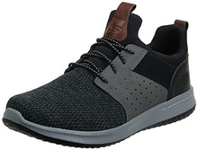 Load image into Gallery viewer, Skechers Men's Classic Fit-Delson-Camden Sneaker, Black/Grey, 8 M US
