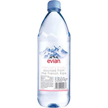 Load image into Gallery viewer, evian Natural Spring Water 1 Liter (Pack of 6), Naturally Filtered Spring Water, Naturally Filtered Spring Water in Large Bottles
