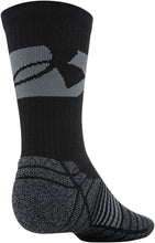 Load image into Gallery viewer, Under Armour Men's Elevated Novelty Crew Socks, 3-Pairs , Black/Pitch Gray Assorted , Large
