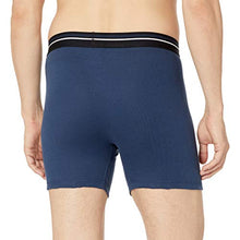 Load image into Gallery viewer, Amazon Essentials Men's 5-Pack Tag-Free Boxer Briefs, Charcoal/Dark Blue/Dark Navy, Small
