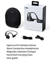 Load image into Gallery viewer, Shokz OpenRun Pro - Premium Bone Conduction Open-Ear Bluetooth Sport Headphones - Sweat Resistant Wireless Earphones for Workouts and Running with Deep Base - Built-in Mic, with Headband (Black)
