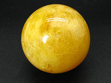 Load image into Gallery viewer, Incredible Agni Golden Yellow Danburite Sphere Ball from Tanzania - 2.5" - 348 Grams
