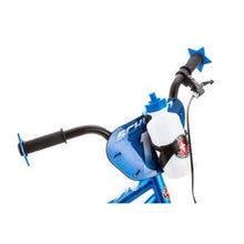 Load image into Gallery viewer, Schwinn 16-Inches Cosmo Boys' Bike, Features Included Water Bottle, Training Wheels, Coordinating Seat, Chain Guard, Front Plate and Sport Rear Fender, Blue/Gray
