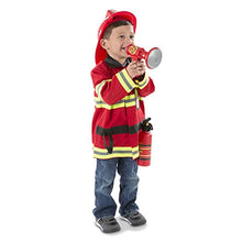 Load image into Gallery viewer, Melissa &amp; Doug Fire Chief Role Play Costume Set

