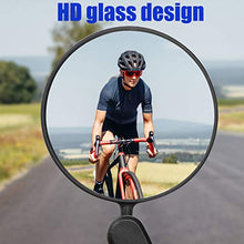 Load image into Gallery viewer, TKONG 2PCS Bike Mirrors, Safe Rearview Mirror Bicycle Cycling Rear View Mirrors Adjustable Rotatable Handlebar Mounted Convex Glass Mirror for Mountain Road Bike
