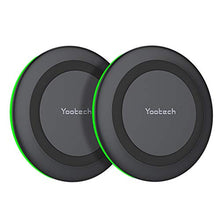 Load image into Gallery viewer, Yootech [2 Pack] Wireless Charger,10W Max Fast Wireless Charging Pad Compatible with iPhone 14/14 Plus/14 Pro/14 Pro Max/13/13 Mini/SE 2022/12/11/X,Samsung Galaxy S22/S21,AirPods Pro 2(No AC Adapter)
