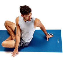 Load image into Gallery viewer, Gaiam Essentials Premium Yoga Mat with Yoga Mat Carrier Sling, Teal, 72" L x 24" W x 1/4 Inch Thick (05-64061)
