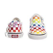 Load image into Gallery viewer, Vans Toddier Slip-On (Checkerboard) Rainbow/True White VN000EX8U09 Toddler Size 5
