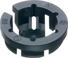 Load image into Gallery viewer, Arlington NM94-25 Black Button Push-In NM Cable Connector, 3/8 Trade Size, Fits 1/2-Inch Knock Outs, Black, 25-Pack
