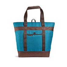 Load image into Gallery viewer, Rachael Ray Jumbo Chillout Thermal Tote, Insulated Bag Keeps Cool or Hot for Hours, XL Insulated Bag for Groceries, Potlucks, Sundries &amp; More!, Foldable &amp; Reusable Thermo Food Bag, Marine Blue
