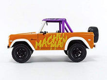 Load image into Gallery viewer, Jada 1:24 Diecast 1973 Ford Bronco with Macho Man Figure
