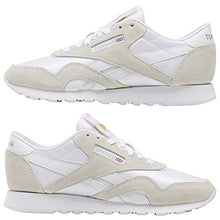 Load image into Gallery viewer, Reebok Women's Nylon Sneaker, Classic White/Light Grey 2, 8.5
