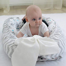 Load image into Gallery viewer, Newborn Lounger, KOBWA Portable Soft Breathable Baby Bed, Removable Cover Baby Bionic Bed for Infants Toddlers - 100% Cotton Crib Mattress for Bedroom Travel

