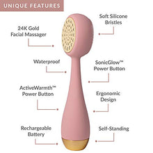 Load image into Gallery viewer, PMD Clean Pro Gold - Smart Facial Cleansing Device with 24K Gold Plated ActiveWarmth Heat Therapy Massager
