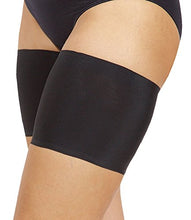 Load image into Gallery viewer, Bandelettes Original Patented Elastic Anti-Chafing Thigh BandsPrevent Thigh Chafing - Black Unisex 6", Size E (XX-Large)
