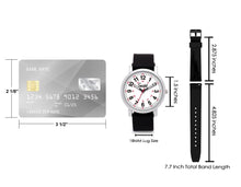 Load image into Gallery viewer, Speidel Original Scrub Watch™ Medical Professionals Students Men Women Easy Read Dial Military Time Red Second Hand Silicone Band Water Resistant-RED
