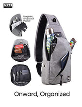 Load image into Gallery viewer, Peak Gear Sling Compact Crossbody Backpack and Day Bag - w/Lifetime Lost &amp; Found ID
