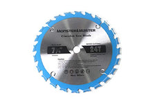 Load image into Gallery viewer, Monster&amp;Master Metal Cutting Circular Saw Blade for Wood and Plastic, 7-1/4-inch x24T x 5/8-inch, MM-LW-001x2
