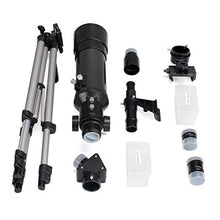Load image into Gallery viewer, EastPole 70mm Telescope for Beginners and Kids, Refracter Travel Scope for Viewing Moon Stargazing Outdoor Activities, FMC Lens, BAK4 Prism, Tripod and 2019 New Smartphone Mount (MidnightBlack)
