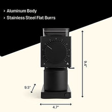 Load image into Gallery viewer, Fellow Ode Brew Grinder - Burr Coffee Grinder Electric - Coffee Bean Grinder with 31 Settings for Drip, French Press &amp; Cold Brew - Small Footprint Electric Grinder - Matte Black

