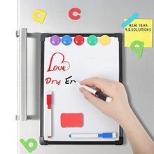 Load image into Gallery viewer, 3 otters 9 x 12 inch Small Dry Erase Whiteboard, White Erase Board Magnetic Framed Dry Erase White Board, with 4 Kinds of Accessories, for Fridge, Locker

