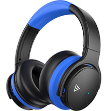 Load image into Gallery viewer, PurelySound E7 Active Noise Cancelling Headphones, Wireless Over Ear Bluetooth Headphones, 20H Playtime, Rich Deep Bass, Comfortable Memory Foam Ear Cups for Travel, Home Office - Black

