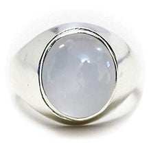 Load image into Gallery viewer, 55Carat Natural Moonstone Silver Ring for Men 7 Carat Oval Birthstone Size 4,5,6,7,8,9,10,11,12,13
