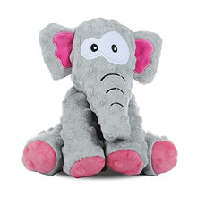 Load image into Gallery viewer, Dog Toys, Squeaky Plush Dog Toy for Puppy Small Medium Dogs, Cute Soft Stuffed Puppy Toys with Crinkle Paper and Squeaker, for Teeth Cleaning and Boredom (Elephant)
