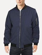 Load image into Gallery viewer, Lentta Men's Casual Slim Lightweight Softshell Spring Windbreakers Bomber Jacket（DarkBlue-XS）
