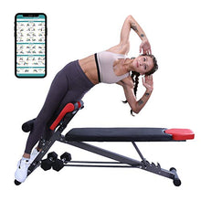 Load image into Gallery viewer, Finer Form UPGRADED Multi-Functional Bench for Full All-in-One Body Workout – Hyper Back Extension, Roman Chair, Adjustable Ab Sit up Bench, Decline Bench, Flat Bench
