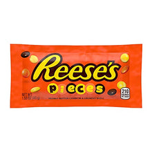 Load image into Gallery viewer, REESE'S PIECES Peanut Butter Candy, Movie Snacks, 1.53 oz Bags (18 Count)
