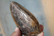Load image into Gallery viewer, Crystal, Amazing Orbicular Black Moonstones Rock Crystal Small Stone Druzy Slab Reiki K12
