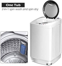 Load image into Gallery viewer, Giantex Portable Compact Full-Automatic Laundry 8 lbs Load Capacity Washing Machine Washer/Spinner W/Drain Pump
