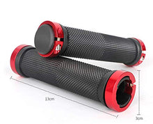 Load image into Gallery viewer, N/D Bicycle Grips,Double Lock on Locking Bicycle Handlebar Grips Rubber Comfortable Bike Grips for Bicycle Mountain BMX
