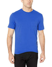 Load image into Gallery viewer, Amazon Essentials Men's 2-Pack Slim-Fit Short-Sleeve Crewneck Pocket T-Shirt, Imperial Blue, X-Small
