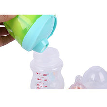Load image into Gallery viewer, Kidsmile Baby Penguin No-Spill Milk Powder Dispenser, On-The-Go Baby Formula Dispenser, Anti-Skid Milk Container and Snack Cup, 2pcs of Pink and Green
