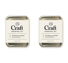 Load image into Gallery viewer, W&amp;P Craft Cocktail Kit, Champagne Cocktail, Portable Kit for Drinks on the Go, Carry On Cocktail Kit, Pack of 2
