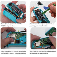 Load image into Gallery viewer, 2 Pack Joycon Joysticks, Joycon Repair Kit Joystick Replacement Parts for Nintendo Switch, Switch Lite &amp; Switch OLED, Include Thumb Grips, Metal Lock Buckles
