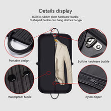 Load image into Gallery viewer, Men's Travel Clothing Bag, Essential Suit Bag for Air Travel, Gifts for Travelers Men (Black)
