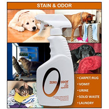 Load image into Gallery viewer, Zero Odor - Pet Stain Remover &amp; Odor Eliminator - Permanently Remove Stain &amp; Odor with Patented Technology Best for Carpet, Furniture, Floors, Pet Bed– Look and Smell Great, 16oz (Over 400 Sprays)
